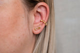 Pendientes Ear cuff Spike Gold;