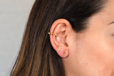 Pendientes Ear cuff Spike Gold